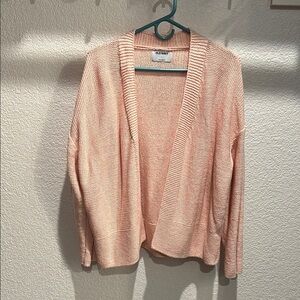 Old Navy Pink Cardigan Sweater Lightweight Knit